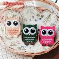 ราคา แพทช์นกฮูกปักสำหรับกางเกงยีนส์เด็ก 10 ชิ้น เซ็ต DIY และสติกเกอร์ผ้าสุ่ม (42270305770)