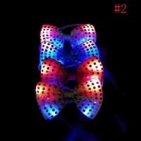 ราคา เนคไทด์Bow Tie LED ส่องสว่างและกระพริบสำหรับงานปาร์ตี้ การแสดง และเทศกาลคริสต์มาส (40870616098)
