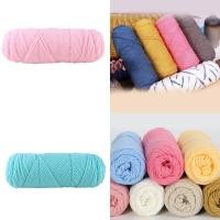ราคา Be เส้นด้ายงานฝีมือ DIY นุ่มทอมือสําหรับงานฝีมือ DIY ขนสัตว์ผ้าฝ้ายนม (55104703598)