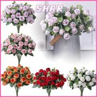 ราคา SHAR ดอกไม้เหมือนจริงช่อดอกไม้เจ้าสาวอุปกรณ์งานเลี้ยงเครื่องประดับจัดงานแต่งงานการจัดดอกไม้ (48009280490)