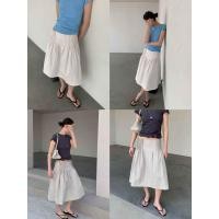 ราคา INBYIN กระโปรงเย็บพลีทจีบความยาวน่อง A LINE PLEATED MIDI I3597 (52209498333)