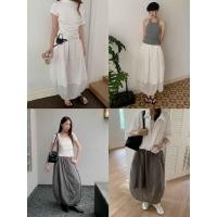 ราคา INBYIN กระโปรงทรงพองชายจั๊มเอวสม็อค THE BUBBLE SKIRT I3657 (48459580910)