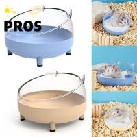 ราคา PROS กล่องอาบน้ําทรายหนูแฮมสเตอร์สะดวกสําหรับหนูกระต่ายสัตว์เลี้ยงห้องน้ําหนูแฮมสเตอร์โปร่งใส (52460170097)