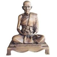 ราคา พระบูชา หลวงพ่อรวย รุ่นรวยรวย เฮงเฮง วัดตะโก ปี2560 เนื้อทองเหลือง (54404709430)