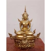 ราคา พระบูชาแห่งการปกป้องรักษา มหาจักรพรรดิ ปางทรงเครื่อง เนื้อทองเหลือง ประทับนั่งบัลลังก์ดอกบัวหงายบนฐานพญานาค และพระราหู (46002416170)