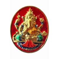 ราคา พระพิฆเนศบูชาไว้ชีวิตดีไม่มีสะดุด พิฆเนศเปิดทางให้ทุกประตูของชีวิตกระไหล่ทองลงยาสีแดง หลวงพ่อคล้อย วัดภูเขาทอง จ พัทลุง (44403919071)