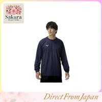 ราคา Training Wear Long Sleeve T Shirt Navidry U Neck Sweat Absorbing Quick Drying Innerwear Undershirt Model Available 32MAC195 Men s Dress Navy Light Gray 2XL (46604437927)