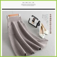 ราคา กระโปรง สตรี กลาง ฤดูหนาว รุ่นใหม่ กระโปรงทรงเอ เอวสูง กระโปรงบานมีกระเป๋าคู่ สไตล์อินสตาแกรม (43125346722)