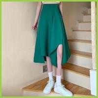 ราคา กระโปรงเอวสูงสไตล์มินิมอลแบบอสมมาตรสําหรับสาวไซส์พลัสผ้าโพลีเอสเตอร์ระบายอากาศได้ดีในปี 2025 (28533233094)