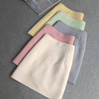 ราคา S 3XL แปดสีให้เลือก เวอร์ชั่นเกาหลีขนาดใหญ่เอวสูงกระโปรงทรงเอแฟชั่นอารมณ์กระเป๋าสะโพกกระโปรงสีชมพู (22144528751)