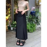 ราคา 5XL สไตล์เกาหลีไซส์ใหญ่แลดูผอมและปกปิดเนื้อกระโปรงยาวเอวสูงสีเทา ดำทรงเข้ารูปสะโพกกระโปรงทรงเอ (21593660232)