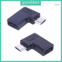 ราคา GOO Angled Micro USB เป็น UsbC TypeC Adapter ตัวแปลง Micro USB เป็น TypeC 90 องศา (55509006459)