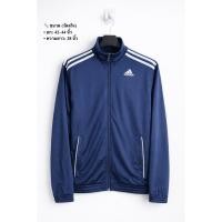 ราคา Adidas Track Jacket สีน้ำเงิน แถบขาว มือสอง ทุกตัวงานมือสองอาจมีตำหนิ รอย จุด มีขนบางขอคนรับงานมือสองได้ค่ะ (50506927157)