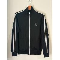 ราคา Fred Perry Taped Track Jacket Black White มือสอง (29994530880)