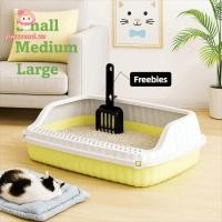 ราคา PWSSEND ห้องน้ําแมว High Side Anti Splashing Cat Litter Box Semi Enclosed ที่ถอดออกได้พร้อมขยะ Sifting Scoop เปิดด้านบนถาดครอกแมวป้องกันทรายรั่วกําจัดกลิ่น (46609494476)
