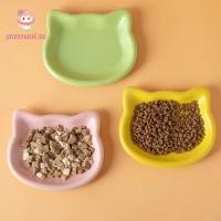 ราคา PWSSEND ชามอาหารแมว ชามแมวพลิกป้องกันการตกกันลื่น จานอาหารสัตว์เลี้ยงพลาสติกรูปแมวน่ารักให้อาหารสัตว์เลี้ยง (57455785843)