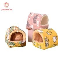 ราคา ปล บ้านหนูแฮมสเตอร์ หรูหราสบายสัตว์ขนาดเล็กนอนเตียง น่ารักฤดูหนาวที่อบอุ่นที่มีสีสันกระต่ายกระรอกฮัทมินิกรงเสื่อ (57006275661)