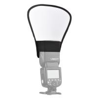 ราคา แบบพกพา Universal กล้องแฟลช Reflector Speedlite Bounce Diffuser Board Silver White พื้นผิวสะท้อนแสงสําหรับ Canon Nikon Sony Godox Yongnuo on Cam (48960221521)