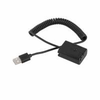 ราคา 5V USB NP FW50 Dummy แบตเตอรี่ Pack Coupler อะแดปเตอร์ฤดูใบไม้ผลิยืดหยุ่นสาย Sony A7 A7II A7R A7S A7RII A7SII A6000 A5000 A3000 NEX5 NEX3 ILDC กล้อง (48860225546)