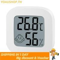 ราคา Yoaushop Yoaushop ZASCHMOY เครื่องวัดอุณหภูมิในร่มแบบดิจิตอลและเครื่องวัดความชื้นสูงเซ็นเซอร์ไฮโกรมิเตอร์สถานีอากาศสำหรับบ้านหรือห้องเด็กวัสดุ ABS (45060168962)
