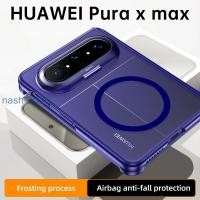 ราคา ปลอกสําหรับ Huawei Pura X Max PuraX Max Pura XMax การปรับแต่งเคสโทรศัพท์กันกระแทก Anti Scratch สี่มุมป้องกันการล่มสลาย Frosted ฝาหลัง (49160220065)