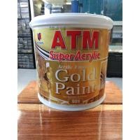 ราคา สีน้ำอะครีลิค สีทอง สีทองคำ ATM 999 Acrylic Gold 999ขนาด 3 75 ลิตร 8858776914203 (14088793902)