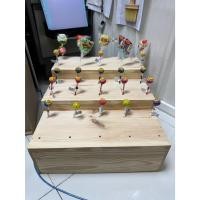 ราคา ชั้นไม้สนสำหรับขายขนมแบบเสียบไม้ถังหูลู่ ชอกโกแลตฟองดู ขนาด 25 45 55 ซม พื้นไม้หนา 20 มม เจาะรูกว้าง 4 มม ลึก 10 มม (51610176403)