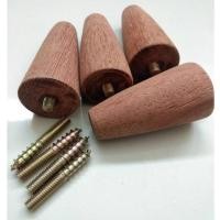 ราคา ขากลึงไม้แดง 4 x 2 ซม สูง 8 ซม จานยึดขาโต๊ะ แฮงเกอร์โบลท์ (24973748802)