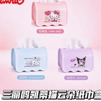 ราคา Sanrio Hello Kitty กล่องทิชชู่การ์ตูน High End Desktop กล่องกระดาษห้องนอนโต๊ะข้างเตียง High End กล่องกระดาษ (56460290660)
