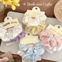 ราคา สไตล์ใหม่ดอกไม้สด ยางรัดผมพร้อมโบว์ สำหรับสาวหวาน (53558075429)