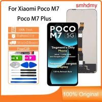 ราคา Smhdmy สําหรับ Xiaomi Poco M7 M7 Plus จอแสดงผล LCD หน้าจอสัมผัสเปลี่ยน (51357853965)