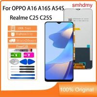 ราคา Smhdmy สําหรับ OPPO A16 A16S A54S Realme C25 C25S จอแสดงผล LCD หน้าจอสัมผัสเปลี่ยน (53708778157)