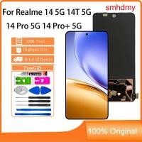 ราคา Smhdmy AMOLED สําหรับ Realme 14 5G 14T 5G 14 Pro 5G 14 Pro 5G LCD หน้าจอสัมผัสเปลี่ยน (29540155791)