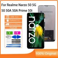 ราคา สําหรับจอแสดงผล Realme Narzo 50 5G 50 50A 50A Prime 50i Prime 50i เปลี่ยนหน้าจอสัมผัส LCD (29419651633)