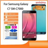 ราคา Smhdmy จอแสดงผล OLED สําหรับ Samsung Galaxy C7 SM C7000 เปลี่ยนหน้าจอสัมผัส LCD (53803281097)