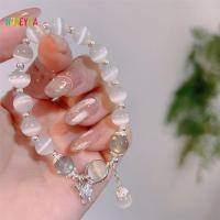 ราคา สร้อยข้อมือแฟชั่นเกาหลี มูนสโตนและคริสตัลลูกปัด เครื่องประดับสำหรับสวมใส่ที่สวยงาม (53059632323)