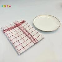 ราคา Honeyba ผ้าผ้าเช็ดปากลายสก๊อตสีแดงและสีน้ําเงิน Ins สไตล์ Placemat ผ้าอุปกรณ์ประกอบฉากการถ่ายภาพอาหาร Nice (42730421990)