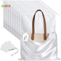 ราคา Honeyba ผ้าไหมผ้าถุงเก็บฝุ่นแฟชั่นกันฝุ่นกระเป๋าเดินทาง Drawstring Pouch Thi ผ้าคลุมกันฝุ่นกระเป๋าเก็บกระเป๋าถือ Nice (43578725758)