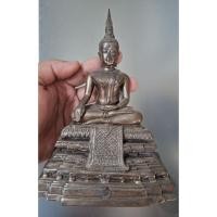 ราคา พระมงคลบพิตร วัดมงคลบพิตร จ อยุธยาพระบูชา ขนาด3 นิ้ว โลหะรมดำ (53458662220)