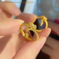 ราคา เครื่องประดับกันน้ําเย็นแบบใหม่ ชุบทองทองแดง มังกรปรับหางแหวน สำหรับของขวัญปีใหม่ ผู้หญิงและผู้ชาย (47159602392)