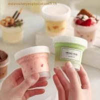 ราคา บ้าน EE 10 ชิ้นทิ้งถ้วยขนมหวานพร้อมฝาปิดชามไอศกรีมโปร่งใสถ้วยพุดดิ้งกล่องเก็บเค้กชามโยเกิร์ต Snas คอนเทนเนอร์ (55158709588)