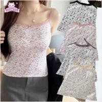 ราคา บูมไลฟ์ เสื้อกล้ามสายเดี่ยว ลายดอกไม้ระบายอากาศลูกไม้ตัดเสื้อกั๊ก ทุกการแข่งขันยืดหยุ่นสูงผู้หญิงถังผ้าฝ้ายสําหรับฤดูร้อน (40030502301)