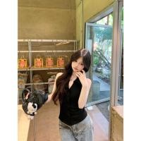 ราคา BANKO เสื้อโค้ทสไตล์เกาหลีสำหรับผู้หญิง ทรงแคบเอว สีดำ มีกระดุมแถวเดียว และสายคล้องคอ เหมาะสำหรับใส่ในฤดูร้อน (53358063850)