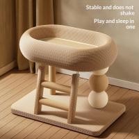 ราคา กระดานลับเล็บแมว Play Sleeping Integrated Sisal Fat Cat ของเล่นแมว บันไดกันรอยขีดข่วน (51260207981)