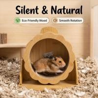 ราคา หนูแฮมสเตอร์วิ่งล้อกีฬาของเล่นไม้ไผ่วงเล็บลูกกลิ้งโกลเด้นหมีภาพวิ่งล้อ (48910311960)