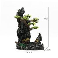 ราคา ตกแต่งตู้ปลาพิพิธภัณฑ์สัตว์น้ําภูมิทัศน์หินชุดเรซิ่นโยกซ่อนบ้าน (43330442298)