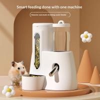 ราคา หนูแฮมสเตอร์เครื่องป้อนน้ําดื่มอัตโนมัติหมีทองขวดน้ําชามอาหารสองในหนึ่งเดียวป้องกันการเจาะอุปกรณ์สัตว์เลี้ยง (54710076146)
