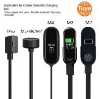 ราคา เครื่องชาร์จแม่เหล็กสําหรับ Xiaomi Mi band 7 Pro สายชาร์จ USB สําหรับ Mi band 6 5 4 3 2 สายทองแดงบริสุทธิ์ smartband Charger (48060337720)