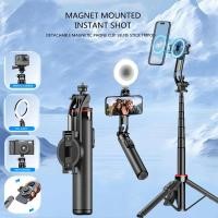 ราคา 2026 ใหม่แม่เหล็ก Selfie Stick ขาตั้งกล้องบลูทูธระยะไกลสําหรับโทรศัพท์มือถือสําหรับ iPhone 16 15 14 13 12 Pro Max สําหรับ HUAWEI XIAOMI SAMSUNG (46458899488)