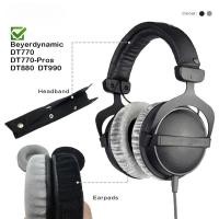 ราคา Whiyo กํามะหยี่เปลี่ยนแผ่นรองหูฟังสําหรับ Beyerdynamic DT770 DT880 DT990 PRO หูฟังเบาะชุดหูฟัง Earmuff (46858040063)